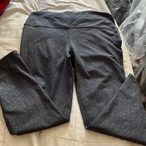 Grey and pink athletic leggings